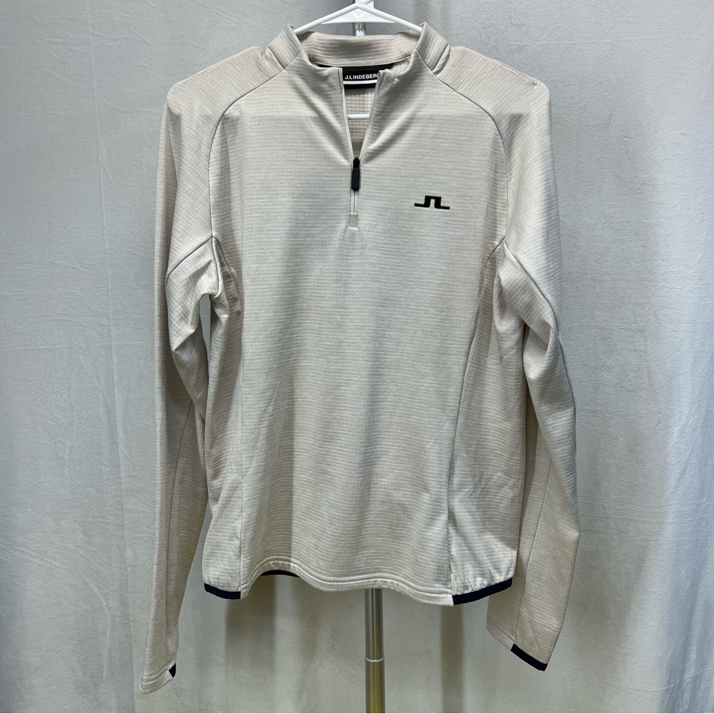 J.Lindeberg Steffi Mid Layer Color C118 Quarter-Zip Top Large